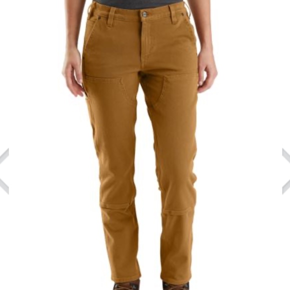 Carhartt~NWT~Women's Relaxed Fit Stretch Twill Pant~Size 18 Reg or 26W Reg - Picture 1 of 9